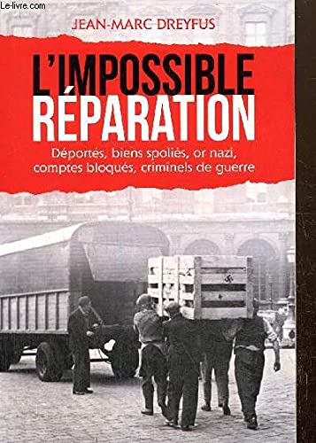 couverture de : L'impossible r&eacute;paration
