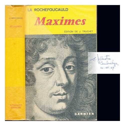 Réflexions Et Maximes – La Rochefoucauld – Édition Jean De Bonnot 1983 Illustrée